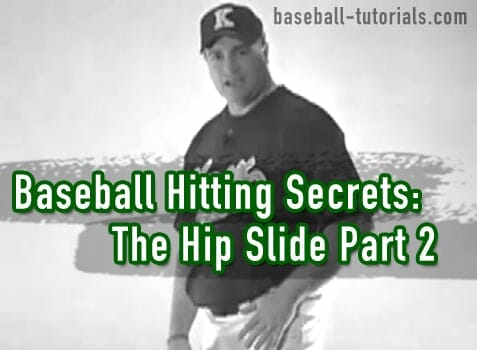 baseball hitting hip slide