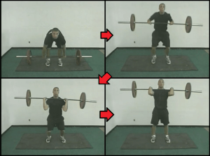 baseball strength training 3 power cleans